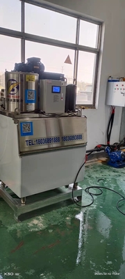 Máquina de fatura de gelo alta de Flack da produtividade grande fabricante de gelo de 0.5 toneladas do floco