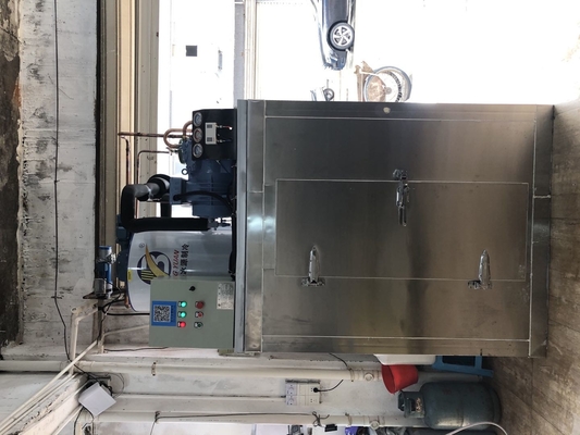 1 máquina do floco do gelo de 2 3 5 10 Ton Easy Control Air Cooling para seguro alto dos peixes