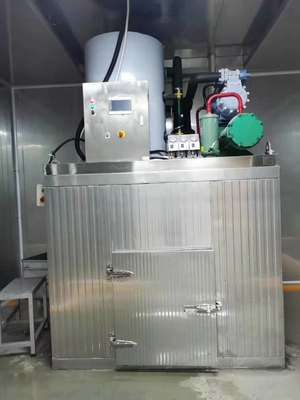 Máquina de 8 toneladas do fabricante de gelo do floco do aço de SUS304 Staineless para peixes