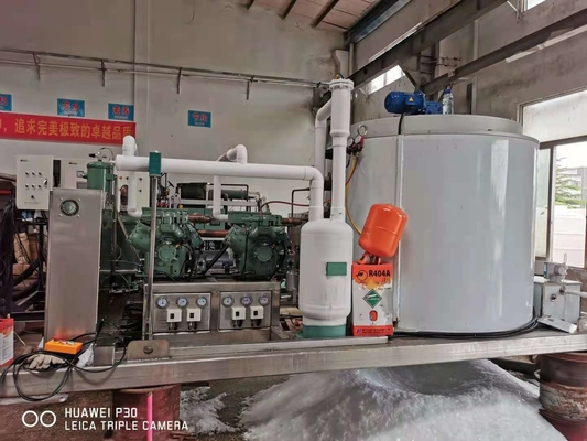 Máquina de fatura de gelo SUS304 grande equipamento refrigerando concreto 30ton/Day