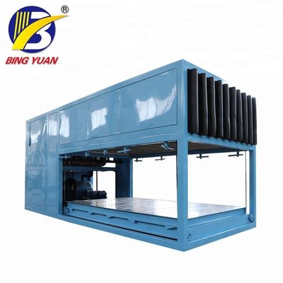 Máquina do fabricante de gelo do bloco de R404A 2.7KW 10000KG, 10 Ton Ice Block Making Machine