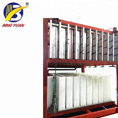 Máquina do fabricante de gelo do bloco de R404A 2.7KW 10000KG, 10 Ton Ice Block Making Machine