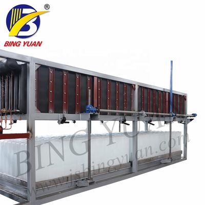 380V 50KG 30 Ton Block Ice Maker Machine, máquina de gelo clara do bloco