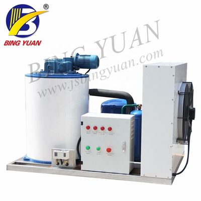 Máquina de 8 toneladas comercial do fabricante do floco do gelo 30KW 380V