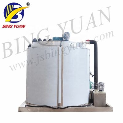 Máquina do fabricante de gelo do floco de R404A 220V 12T, máquina comercial do fabricante de gelo