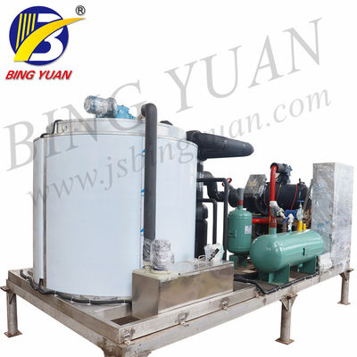 O CE da fabricação de China certificou o fabricante de gelo de alta qualidade do floco, máquina de gelo do floco, capacidade 15T diária