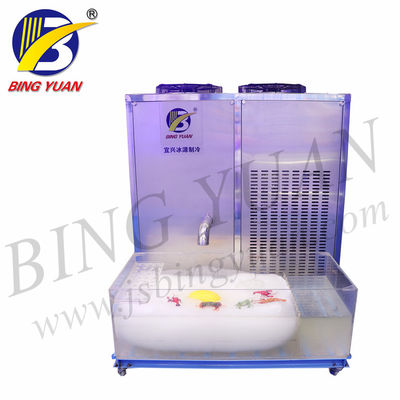 Máquina comercial do fabricante de gelo refrigerar de água R22A 96KW 15T