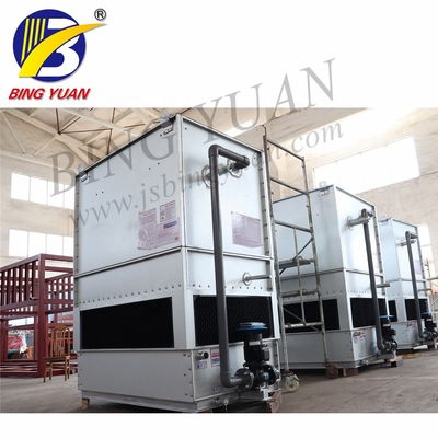 Refrigerador evaporativo do condensador de R404A 3000KG 480V, torre refrigerando fechado