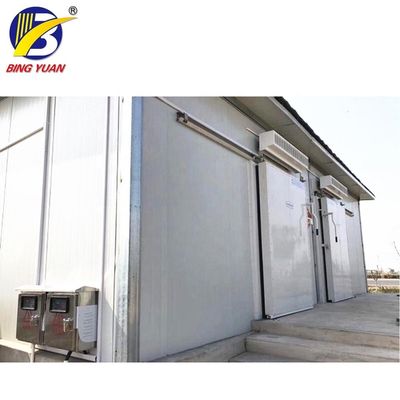 As energias solares de R404A 150mm Containerized a sala fria, sala fria de armazenamento de gelo