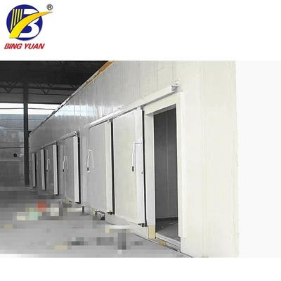 As energias solares de R404A 150mm Containerized a sala fria, sala fria de armazenamento de gelo