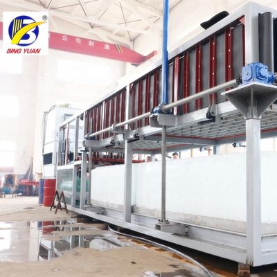 Capacidade pequena de 1 toneladas, bloco de gelo direto da refrigeração que faz a máquina de fatura de gelo da máquina