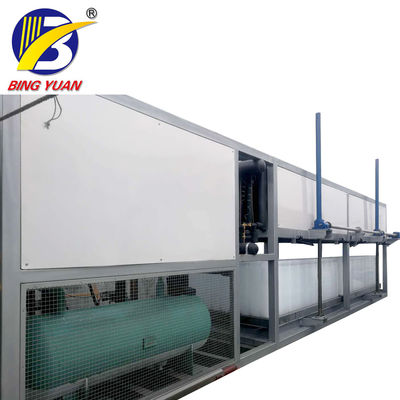 máquina de 10 toneladas do fabricante de gelo do bloco 50Hz 380V, bloco de gelo automático que faz a máquina