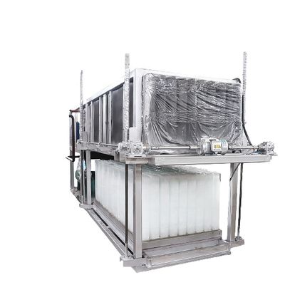 Máquina do bloco de gelo do espaço livre de 10000KG 33.98KW 380V, fabricante claro do bloco de gelo