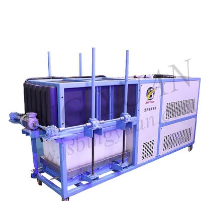 bloco de gelo industrial da saída de 3000kgs 24h que faz a máquina para a venda