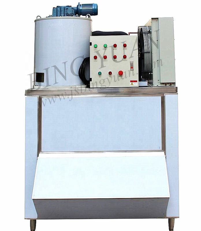Fabricante de gelo pequeno do floco da capacidade, máquina de gelo do floco da produção 0.8T/Day