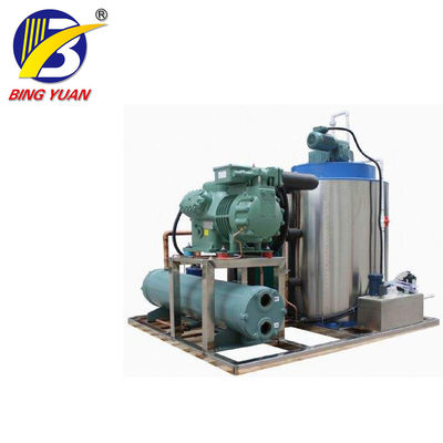 SUS304 380 máquina do fabricante de gelo do floco do volt R22 10T, máquina de gelo do floco para peixes
